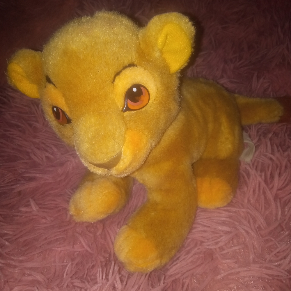 Disney Lion King Simba Plush - Yellow and Orange